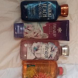 2 shower gels 2 lotions
